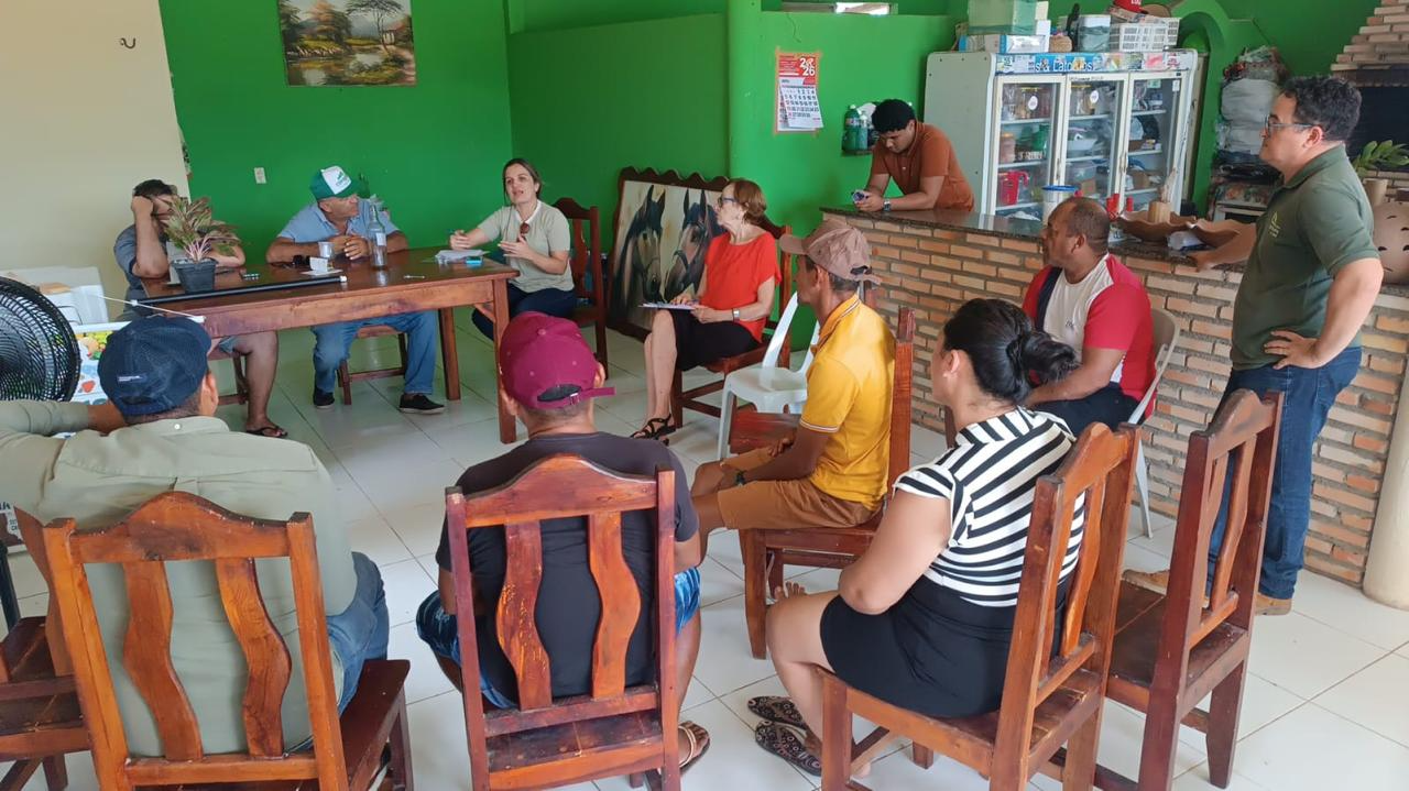 Capacitação com agricultores familiares e comunidade local